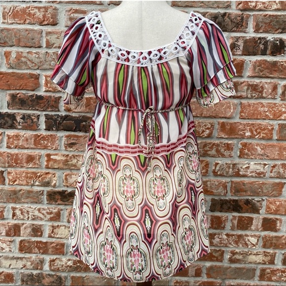 Romeo & Juliet Couture chevron floral tunic / S / Excellent condition - Picture 7 of 10